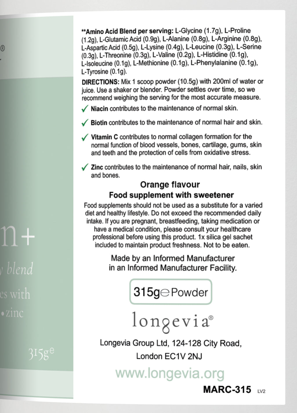 Longevia Collagen +