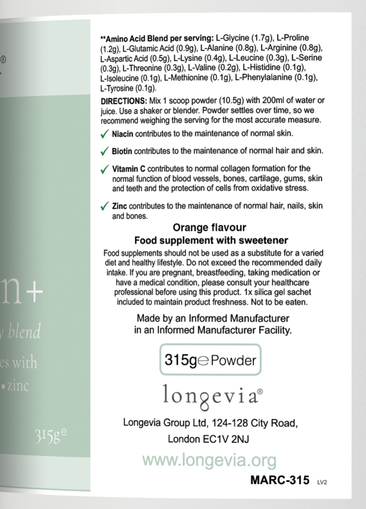 Longevia Collagen +